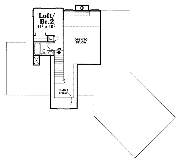 upper floor house blueprint