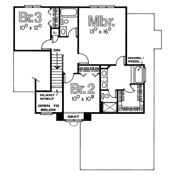upper floor house blueprint