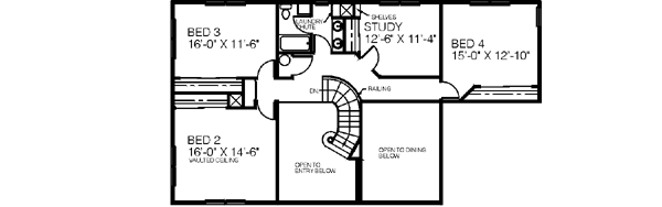 upper floor house blueprint