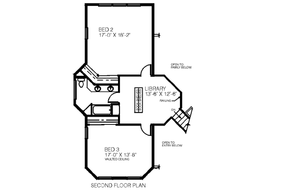 upper floor house blueprint