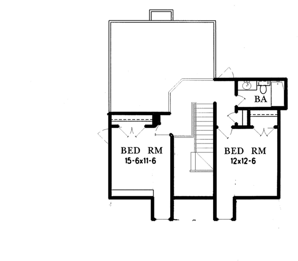 upper floor house blueprint