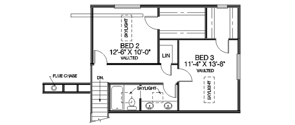upper floor house blueprint