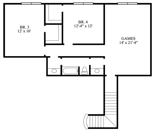 upper floor house blueprint