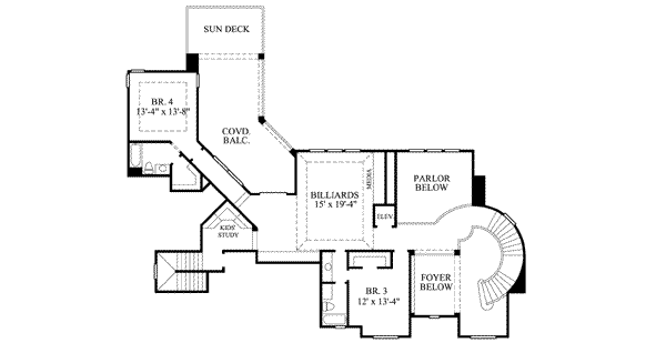 upper floor house blueprint