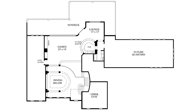upper floor house blueprint