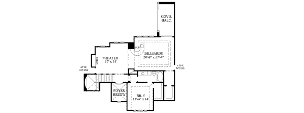 upper floor house blueprint