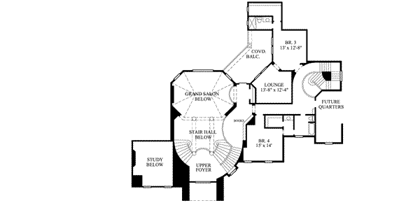 upper floor house blueprint