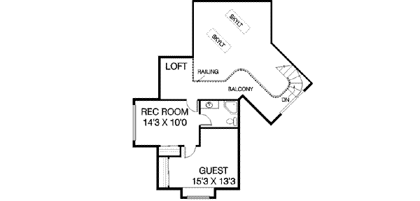 upper floor house blueprint