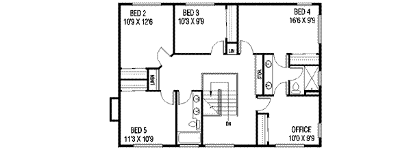 upper floor house blueprint