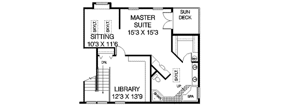 upper floor house blueprint