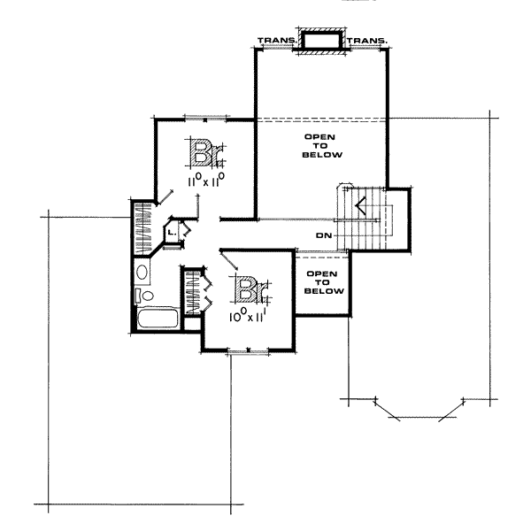 upper floor house blueprint