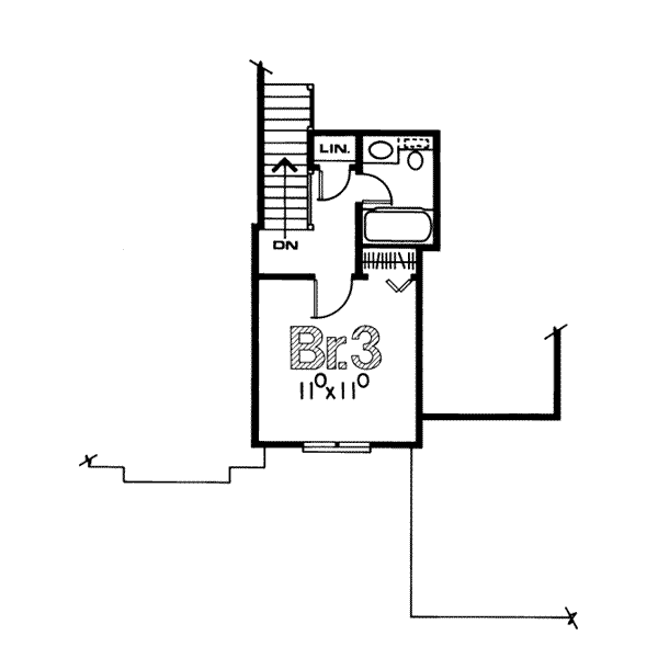 upper floor house blueprint