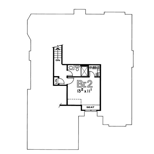 upper floor house blueprint