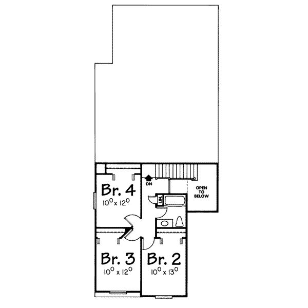 upper floor house blueprint