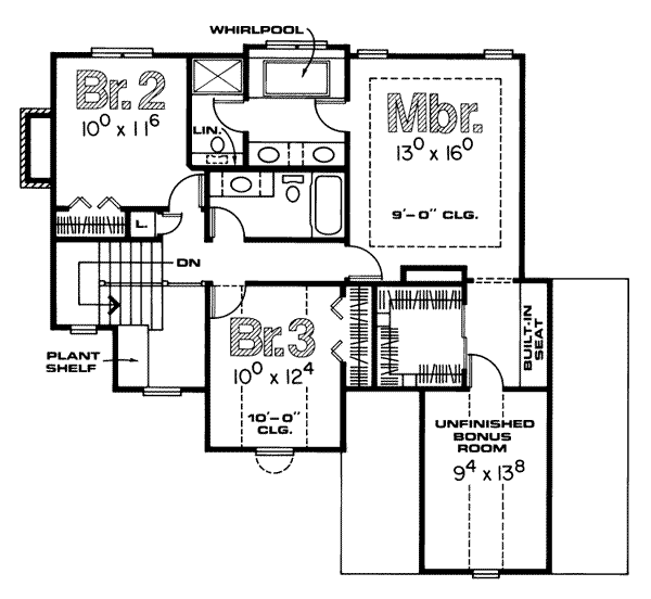 upper floor house blueprint