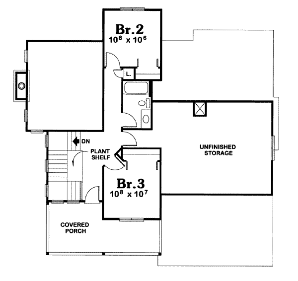 upper floor house blueprint