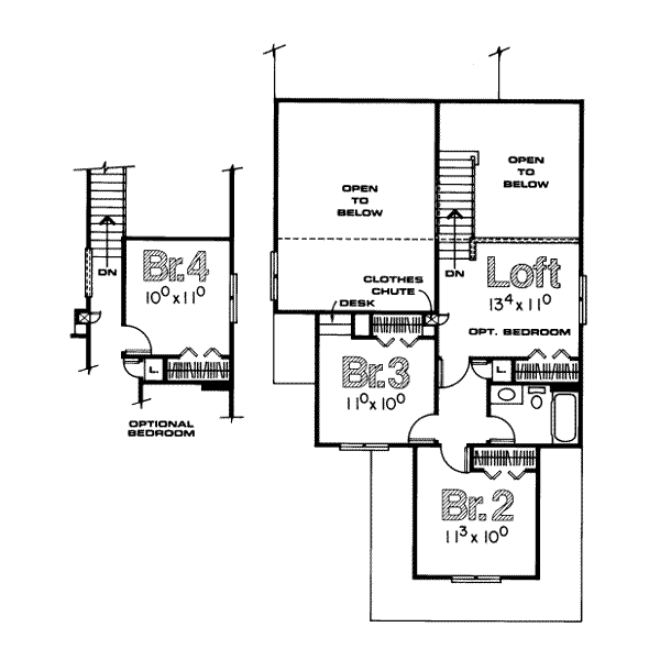 upper floor house blueprint