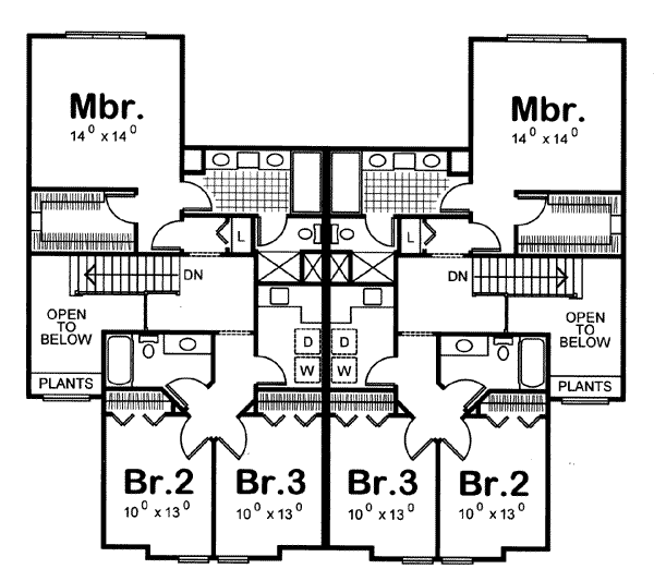 upper floor house blueprint