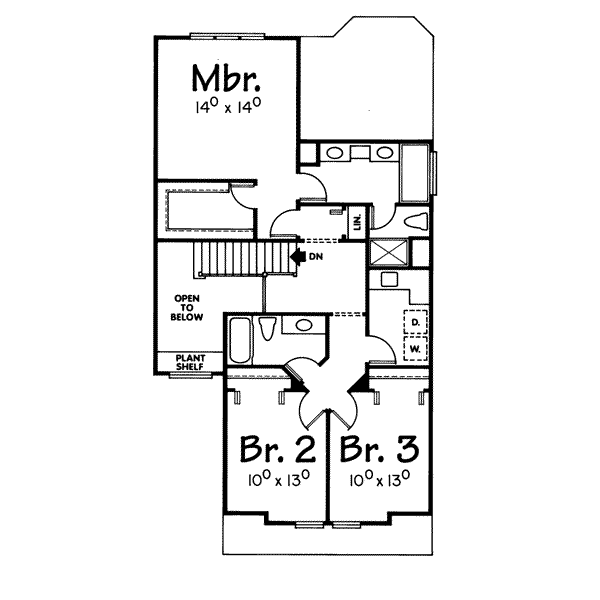 upper floor house blueprint