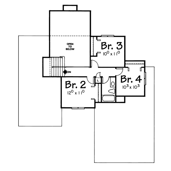 upper floor house blueprint