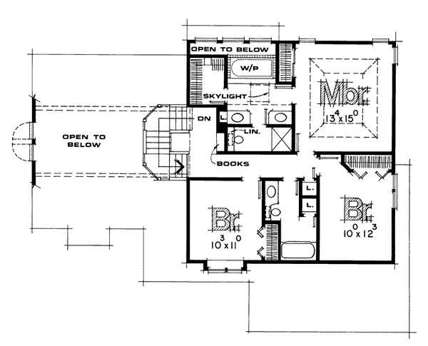 upper floor house blueprint