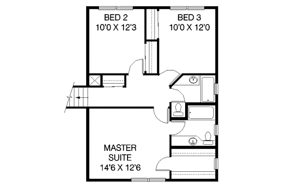 upper floor house blueprint