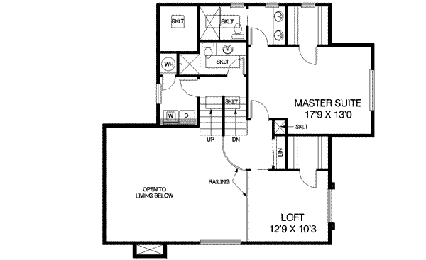 upper floor house blueprint