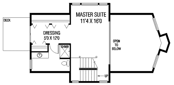 upper floor house blueprint
