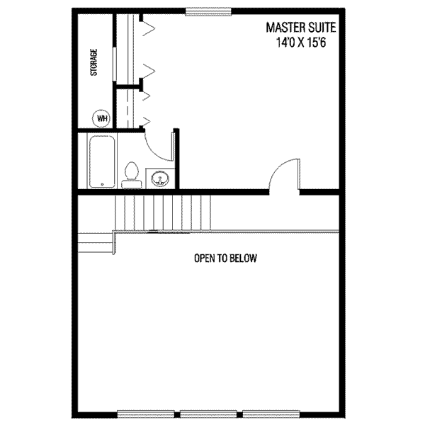 upper floor house blueprint