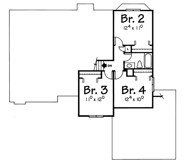 upper floor house blueprint