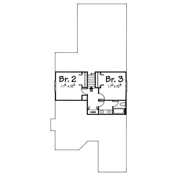 upper floor house blueprint