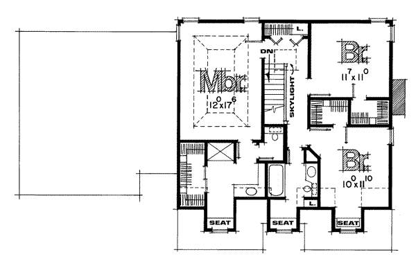 upper floor house blueprint