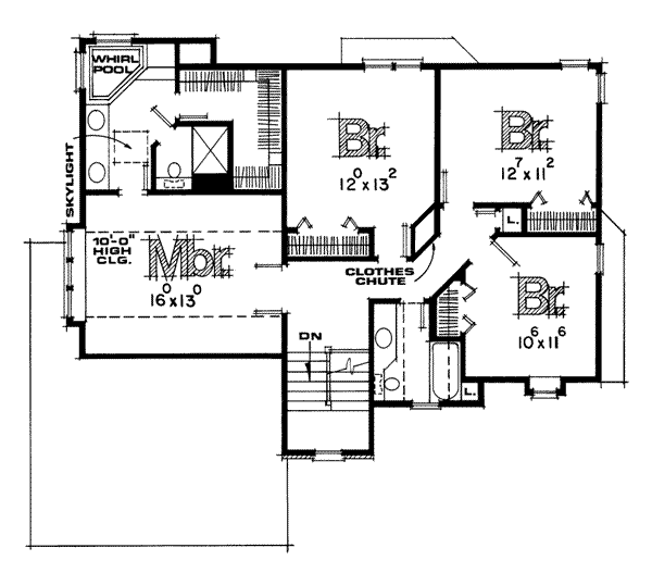 upper floor house blueprint