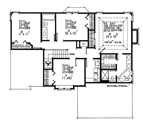 upper floor house blueprint