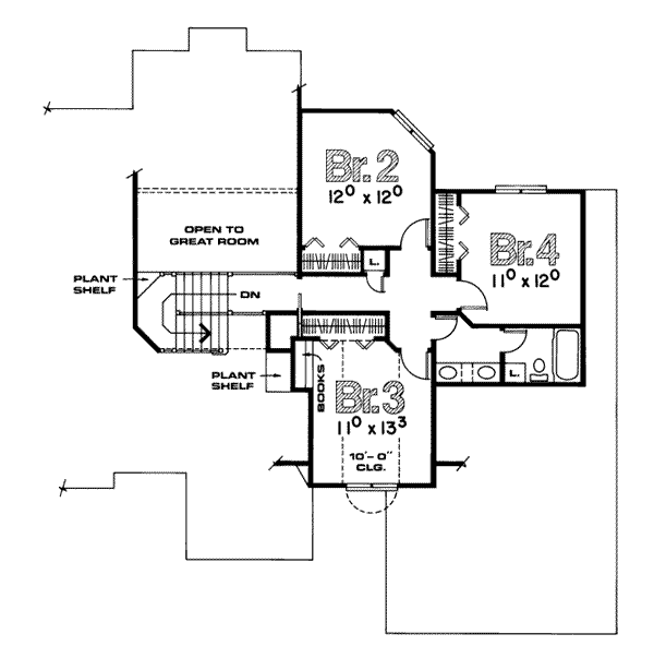 upper floor house blueprint