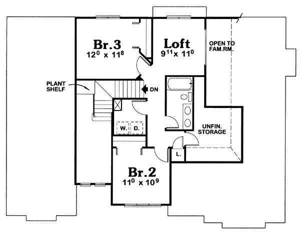 upper floor house blueprint