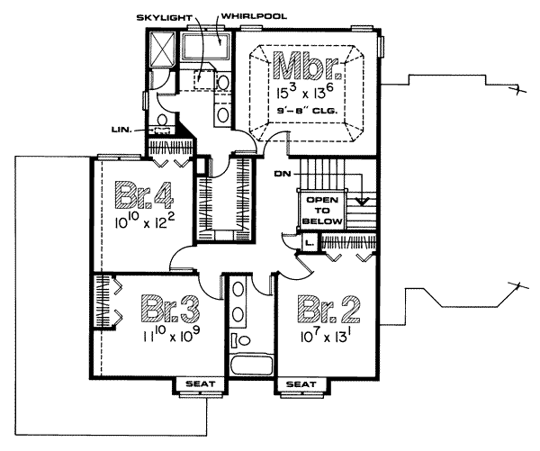 upper floor house blueprint