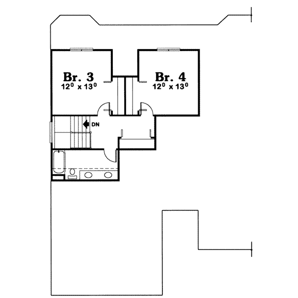 upper floor house blueprint
