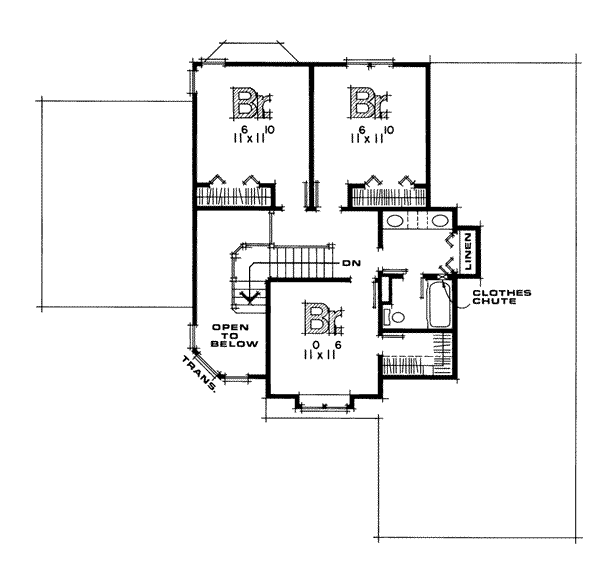 upper floor house blueprint