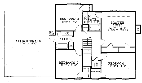 upper floor house blueprint