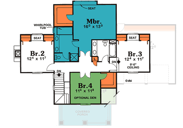 upper floor house blueprint