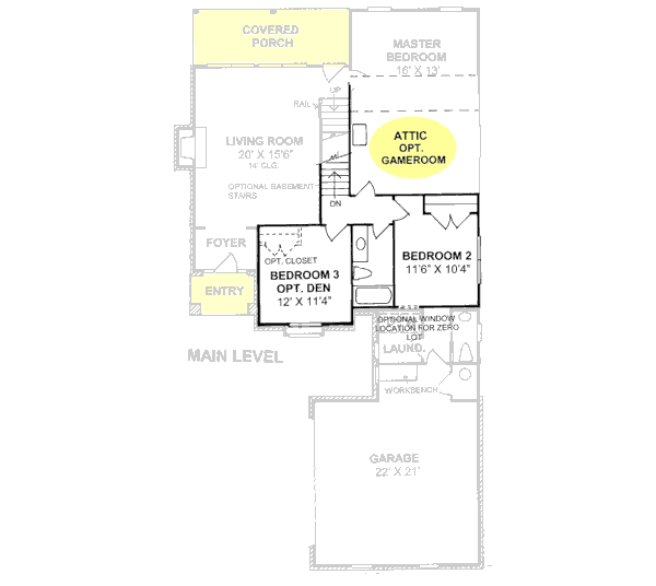 upper floor house blueprint