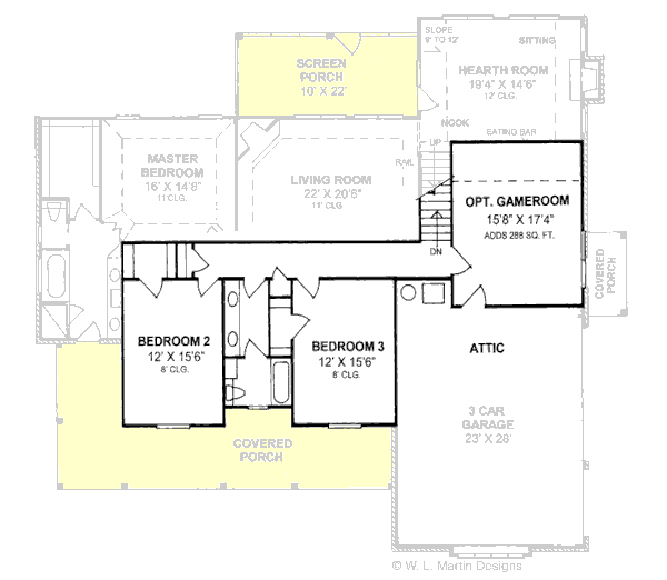 upper floor house blueprint