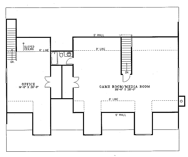 upper floor house blueprint