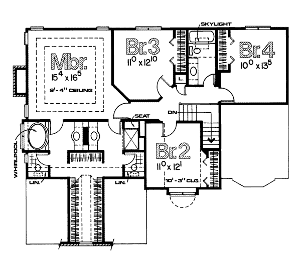 upper floor house blueprint