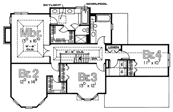 upper floor house blueprint