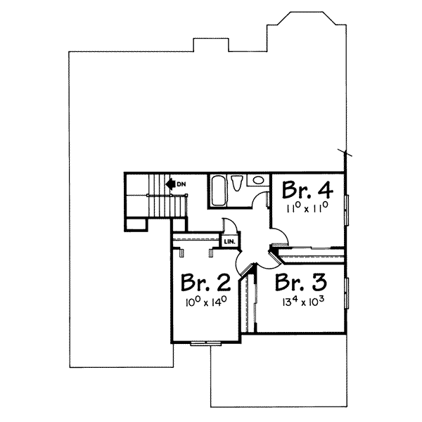 upper floor house blueprint