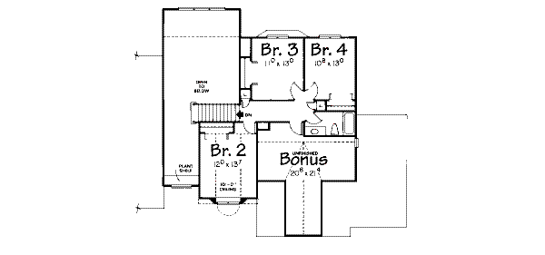 upper floor house blueprint
