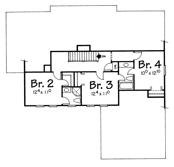 upper floor house blueprint
