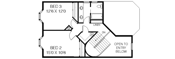 upper floor house blueprint